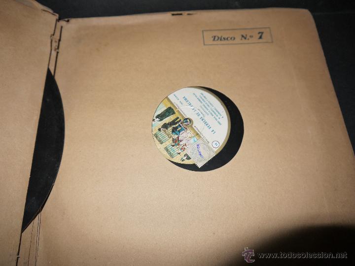 Discos de pizarra: LA VERBENA DE LA PALOMA, ODEON, 8 DISCOS DE PIZARRA, COMPLETA. - Foto 14