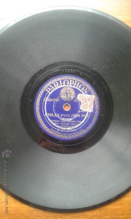 Discos de pizarra: DISCO PIZARRA. CHILLY POM POM PEE Y CONSTANTINOPLA - Foto 1