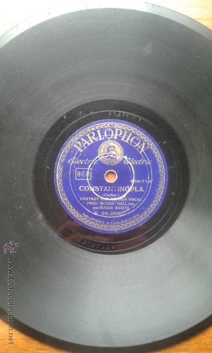 Discos de pizarra: DISCO PIZARRA. CHILLY POM POM PEE Y CONSTANTINOPLA - Foto 2
