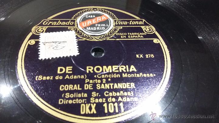 Discos de pizarra: Disco de pizarra canci&oacute;n monta&ntilde;esa - Foto 2
