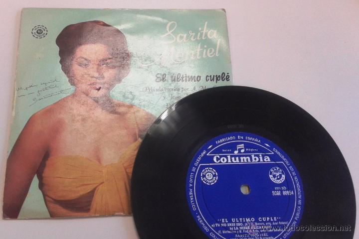 Discos de pizarra: Sarita Montiel. El &uacute;ltimo cupl&eacute;. - Foto 2