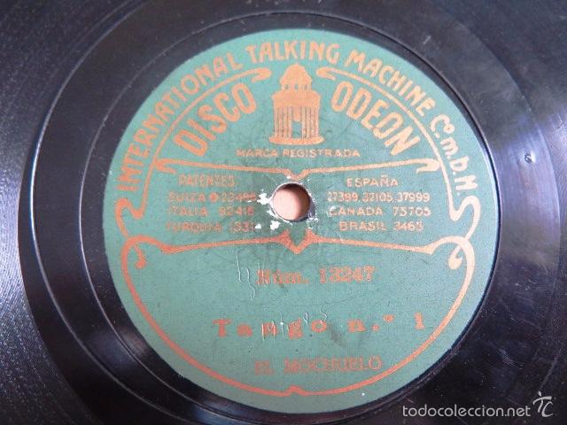 Discos de pizarra: Disco pizarra. Guajiras y Tango. El Mochuelo - Foto 2