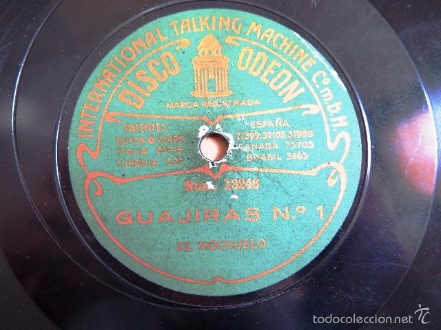 Discos de pizarra: Disco pizarra. Guajiras y Tango. El Mochuelo - Foto 3