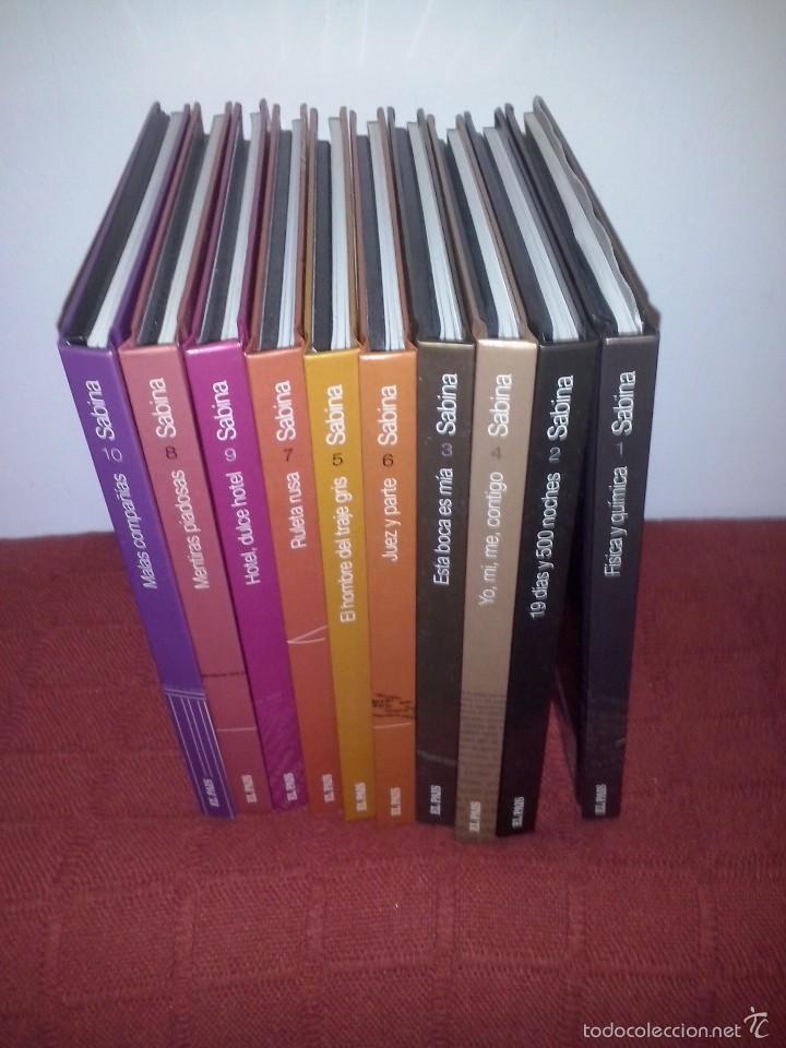 Discos de pizarra: sabina 10 libros con sus cds  del 1  al 10  buen estado - Foto 1