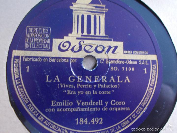 Discos de pizarra: LA GENERALA.. 4 DISCOS  PIZARRA. - Foto 2