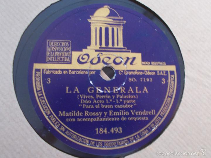 Discos de pizarra: LA GENERALA.. 4 DISCOS  PIZARRA. - Foto 4