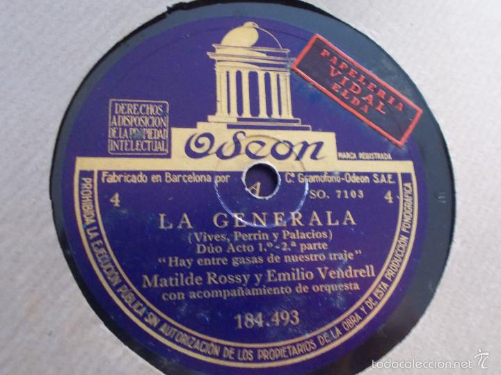Discos de pizarra: LA GENERALA.. 4 DISCOS  PIZARRA. - Foto 5
