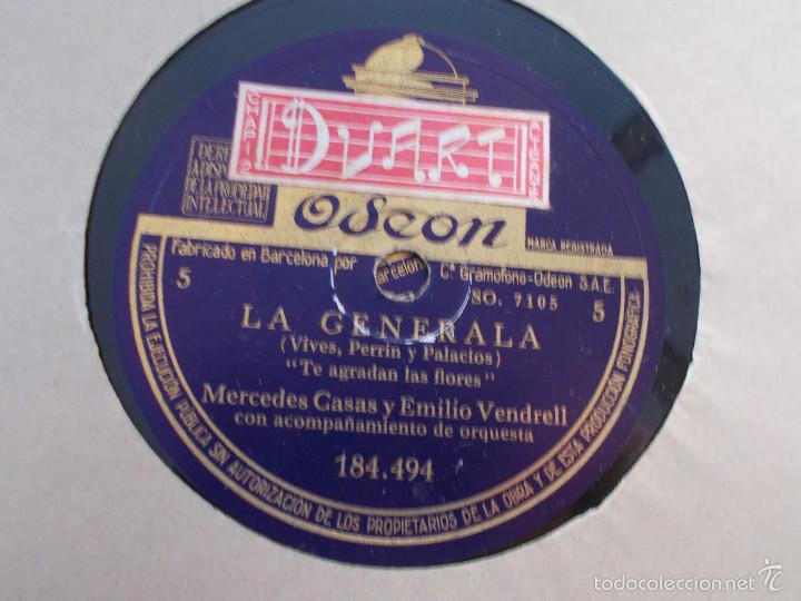 Discos de pizarra: LA GENERALA.. 4 DISCOS  PIZARRA. - Foto 6