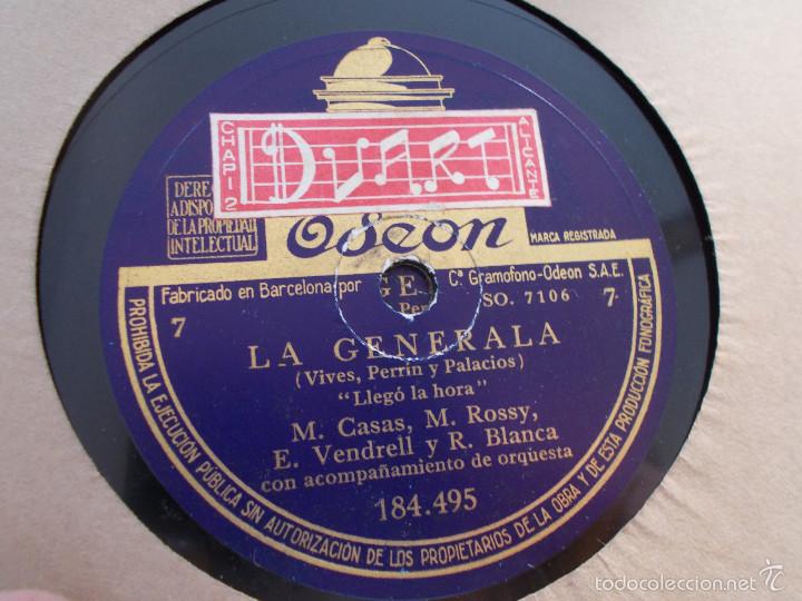 Discos de pizarra: LA GENERALA.. 4 DISCOS  PIZARRA. - Foto 8