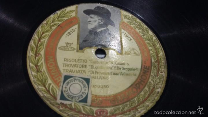 Discos de pizarra: Disco de pizarra gramophone muy raro - Foto 1
