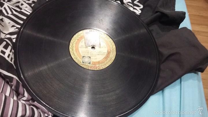 Discos de pizarra: Disco de pizarra gramophone muy raro - Foto 3
