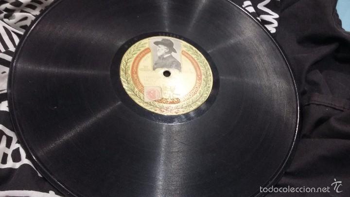 Discos de pizarra: Disco de pizarra gramophone muy raro - Foto 4