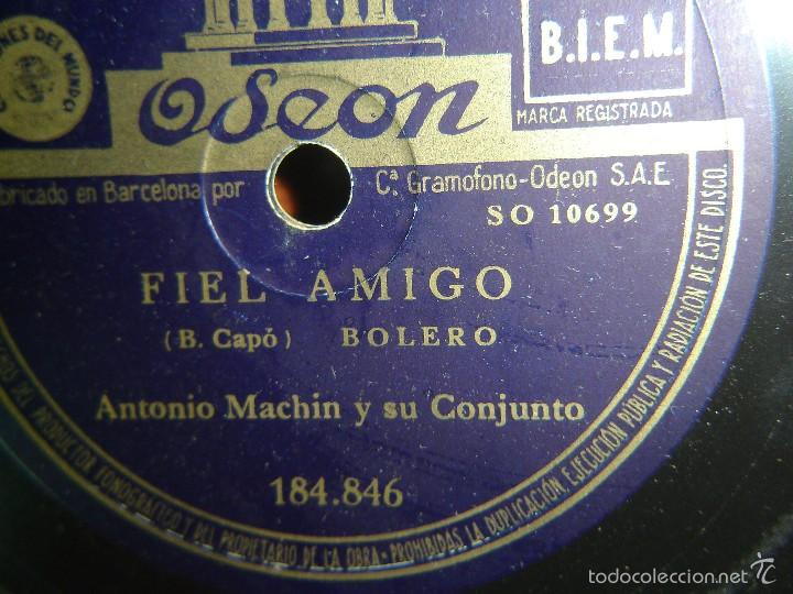 Discos de pizarra: ANTONIO MACH&Iacute;N COMO SIEMPRE 78RPM - Foto 2