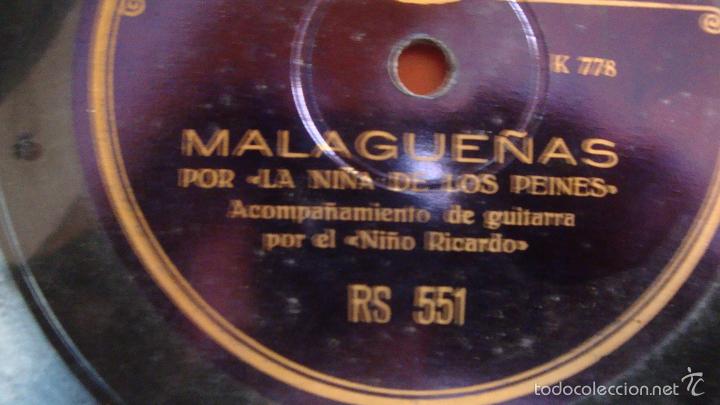 Discos de pizarra: LA NI&Ntilde;A DE LOS PEINES - Foto 3