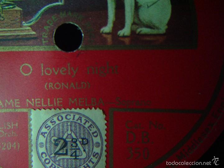 Discos de pizarra: DAME NELLIE MELBA 78 RPM - Foto 2
