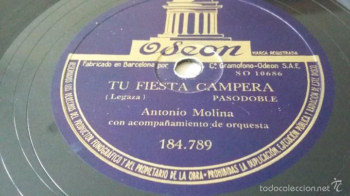 Discos de pizarra: Disco de pizarra Antonio Molina - Foto 2