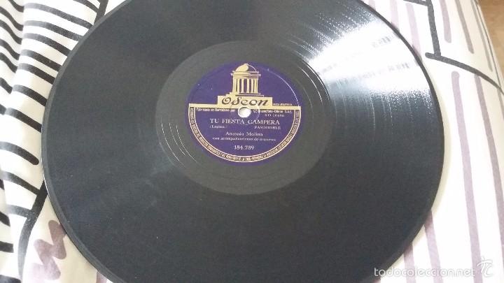 Discos de pizarra: Disco de pizarra Antonio Molina - Foto 3