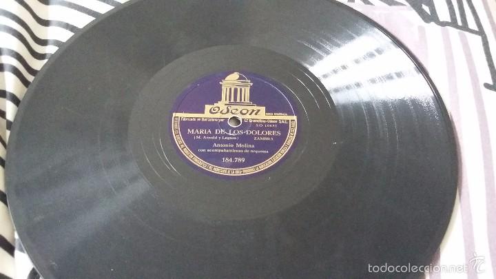 Discos de pizarra: Disco de pizarra Antonio Molina - Foto 4