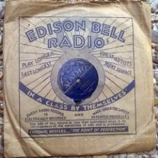 Discos de pizarra: THE MASKED STROLLERS. ABSENT/ IN AN OLD-FASHIONED TOWN. EDISON BELL RADIO (1463), UK 1931 78 RPM 8'. Lote 57842951