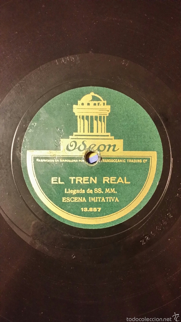 Discos de pizarra: El tren real. Corrida de toros - Foto 1