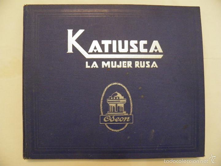 Discos de pizarra: KATIUSCA, LA MUJER RUSA, ALBUM CON 4 DISCOS DE PIZARRA - Foto 1