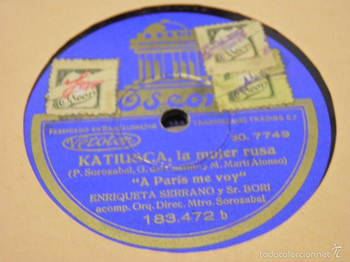 Discos de pizarra: KATIUSCA, LA MUJER RUSA, ALBUM CON 4 DISCOS DE PIZARRA - Foto 7