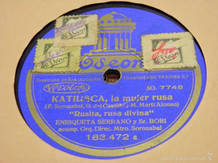 Discos de pizarra: KATIUSCA, LA MUJER RUSA, ALBUM CON 4 DISCOS DE PIZARRA - Foto 8