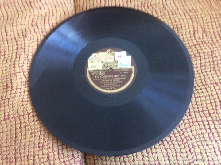 Discos de pizarra: LA CANCI&Oacute;N DEL D&Iacute;A (Rogelio Baldrich) - Foto 1