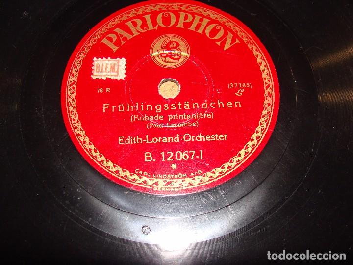 Discos de pizarra: DISCO PIZARRA  PARLOPHON   DER BRIEF DER MANON - Foto 5