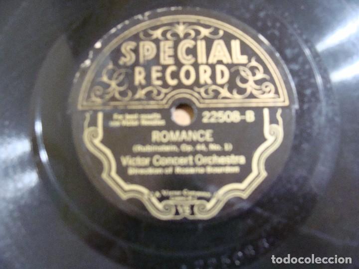 Discos de pizarra: disco pizarra SPECIAL RECORD ROMANCE  Y MELODY IN  F - Foto 2