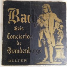 Discos de pizarra: BACH SEIS CONCIERTOS DE BRANDENBURGO BELTER . Lote 62773388
