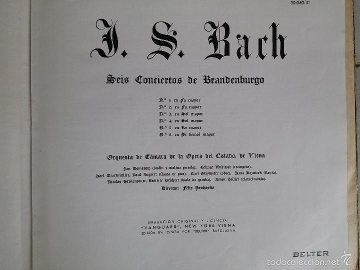 Discos de pizarra: Bach seis conciertos de Brandenburgo Belter - Foto 3