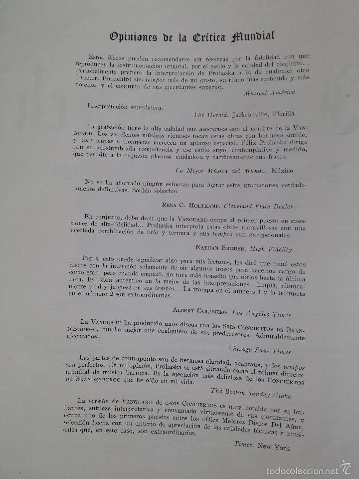 Discos de pizarra: Bach seis conciertos de Brandenburgo Belter - Foto 12
