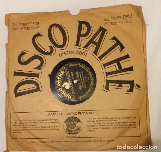 Discos de pizarra: DISCO PIZARRA PATHE POLCA DE LOS PAJAROS, LA OLIMPIADA N&ordm; 809 - Foto 1