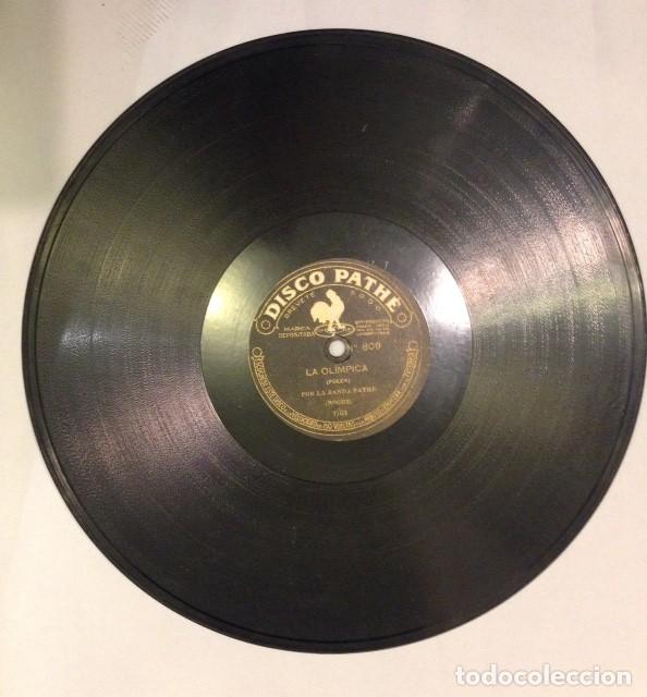 Discos de pizarra: DISCO PIZARRA PATHE POLCA DE LOS PAJAROS, LA OLIMPIADA N&ordm; 809 - Foto 3