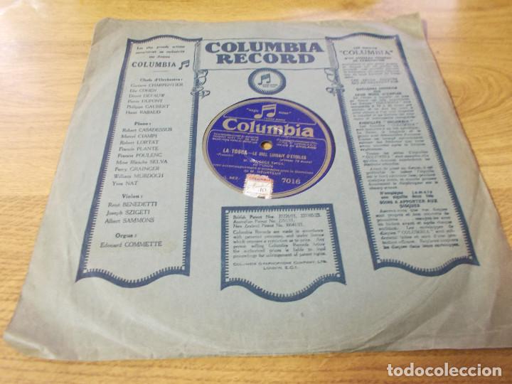 Discos de pizarra: M. GEORGES THILL. LA TOSCA, PAILLASSE. - Foto 1