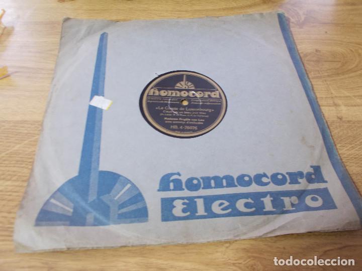 Discos de pizarra: MADAME ANGELE VAN LOO. LE COMTE DE LUXEMBOURG. - Foto 1