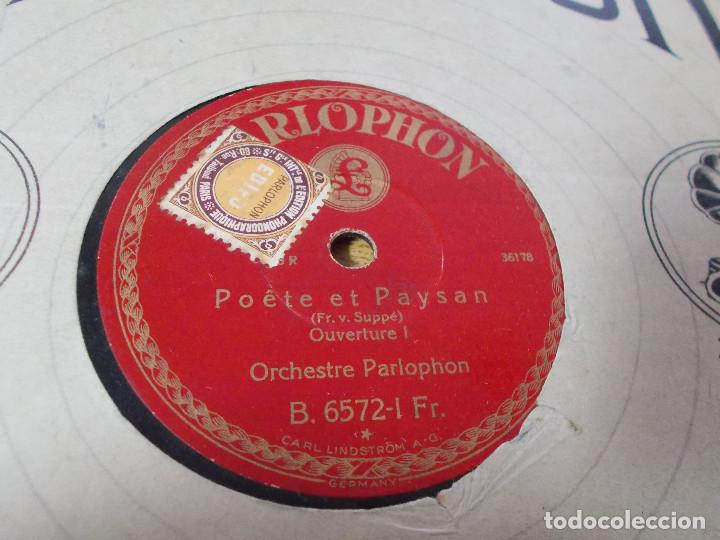 Discos de pizarra: POETE ET PAYSAN. ORCHESTRE PARLOPHON - Foto 2