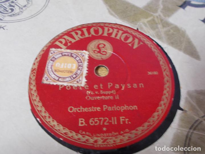 Discos de pizarra: POETE ET PAYSAN. ORCHESTRE PARLOPHON - Foto 3