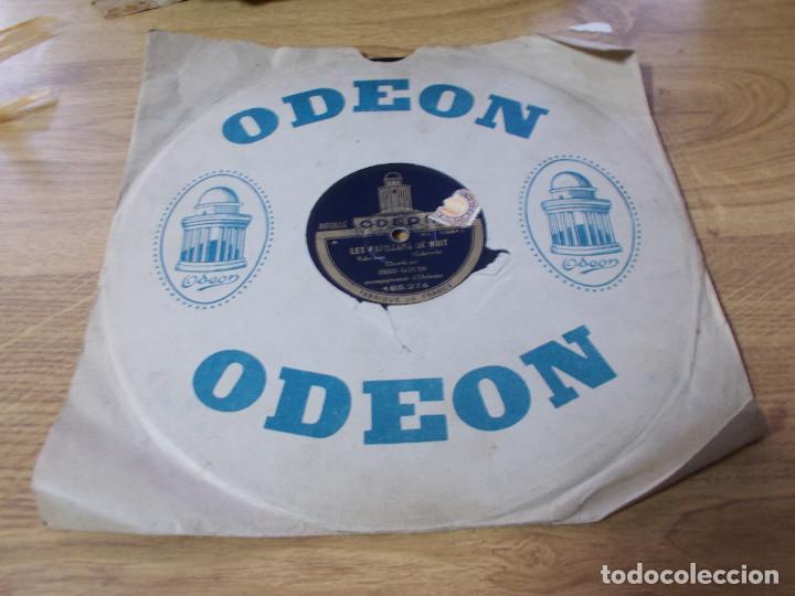 Discos de pizarra: FRED GOUIN. UNE SIMPLE POPEE. LES PAPILLONS DE NUIT. - Foto 1