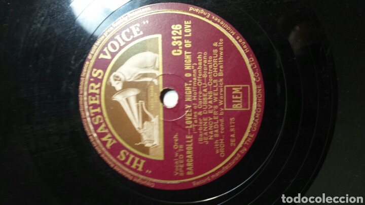 Discos de pizarra: Antiguo disco de Pizarra para Gramola Opera - Foto 3