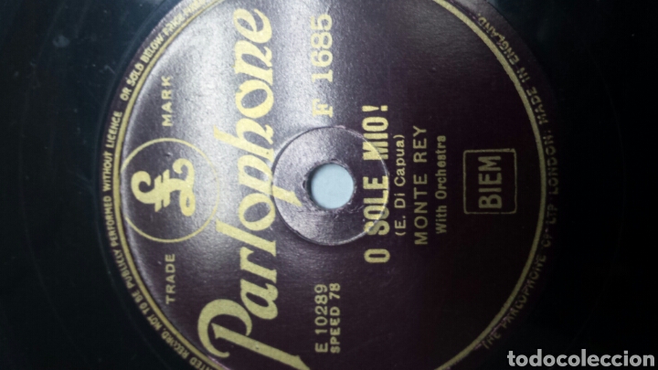 Discos de pizarra: Disco de Pizarra para Gramola de Monte Rey raro - Foto 2