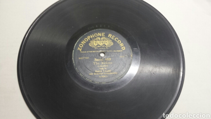 Discos de pizarra: Disco de Pizarra para Gramola de Harry Lauder - Foto 1