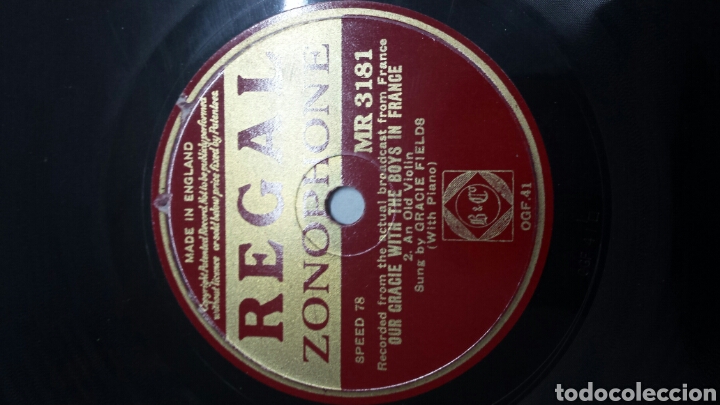 Discos de pizarra: Disco de Pizarra para Gramola de Gracie Fields - Foto 3