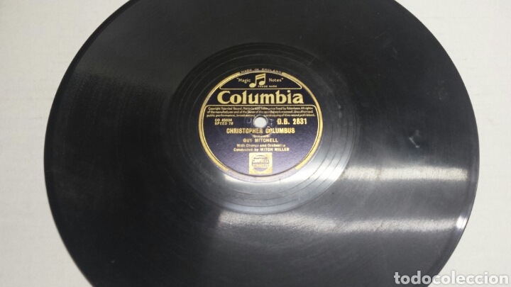 Discos de pizarra: Disco de Pizarra para Gramola de Guy Michell - Foto 1