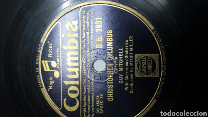Discos de pizarra: Disco de Pizarra para Gramola de Guy Michell - Foto 2