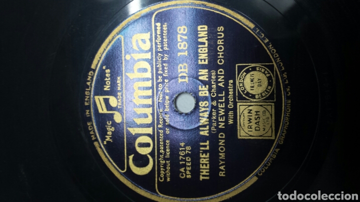Discos de pizarra: Disco de Pizarra para Gramola de Raymond Newell - Foto 2