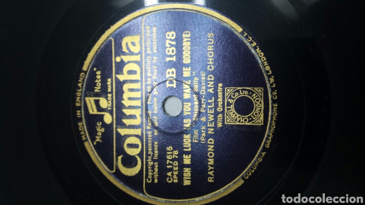 Discos de pizarra: Disco de Pizarra para Gramola de Raymond Newell - Foto 3