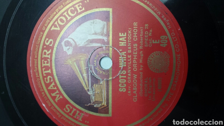 Discos de pizarra: Disco de Pizarra para Gramola Glasgow Orpheus - Foto 2