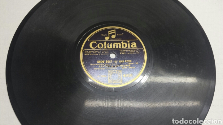 Discos de pizarra: Disco de Pizarra para Gramola de Layton & Johnstone - Foto 1